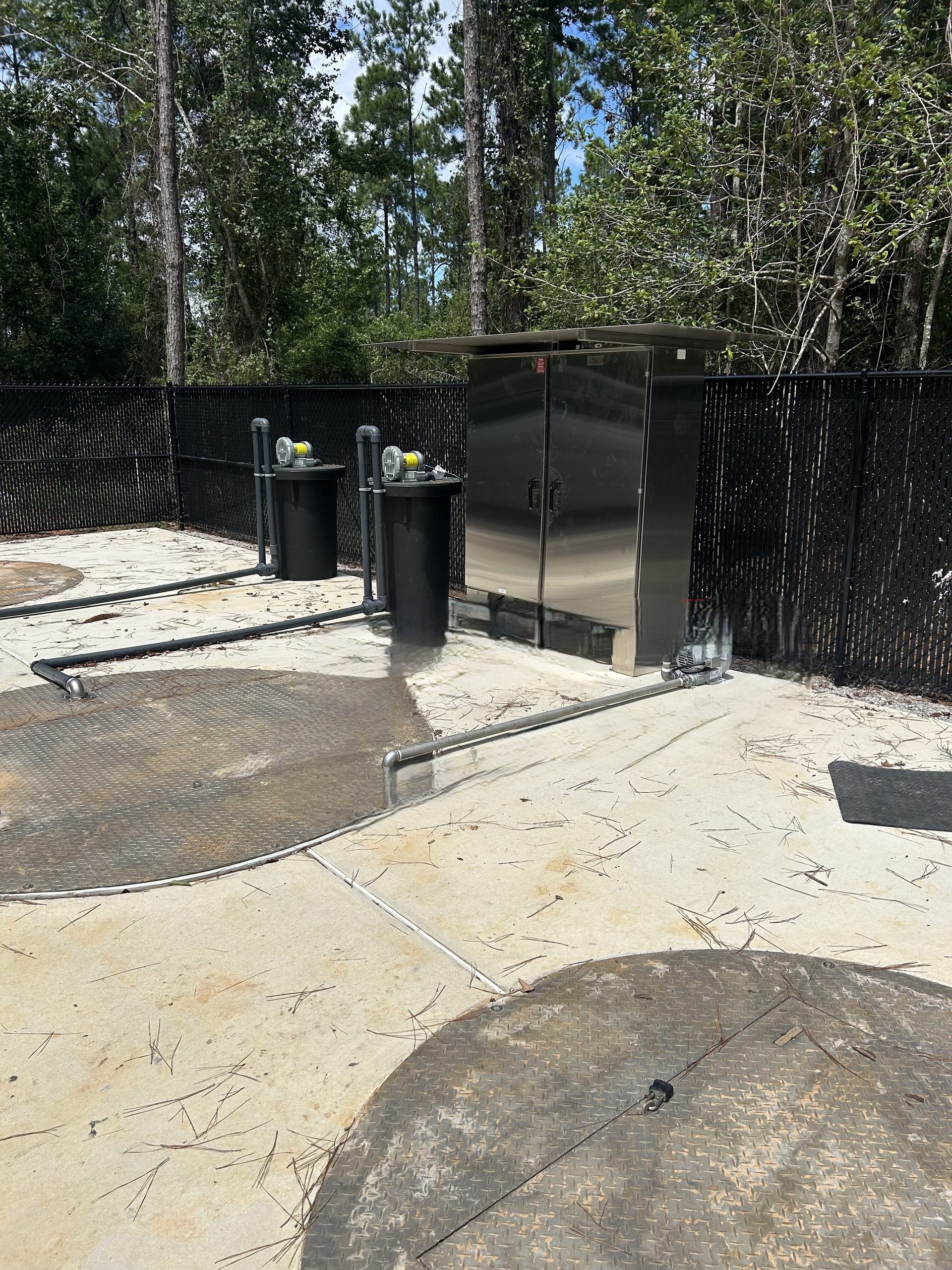 Municipal lift station system installed by our service team.